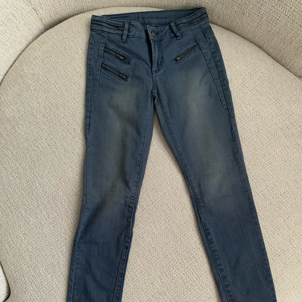Size 27 selected femme super skinny low rise jeans.
